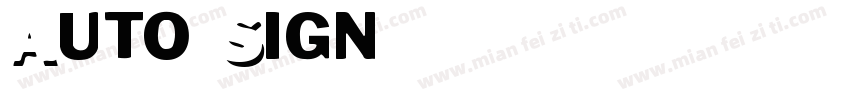 Auto Sign字体转换